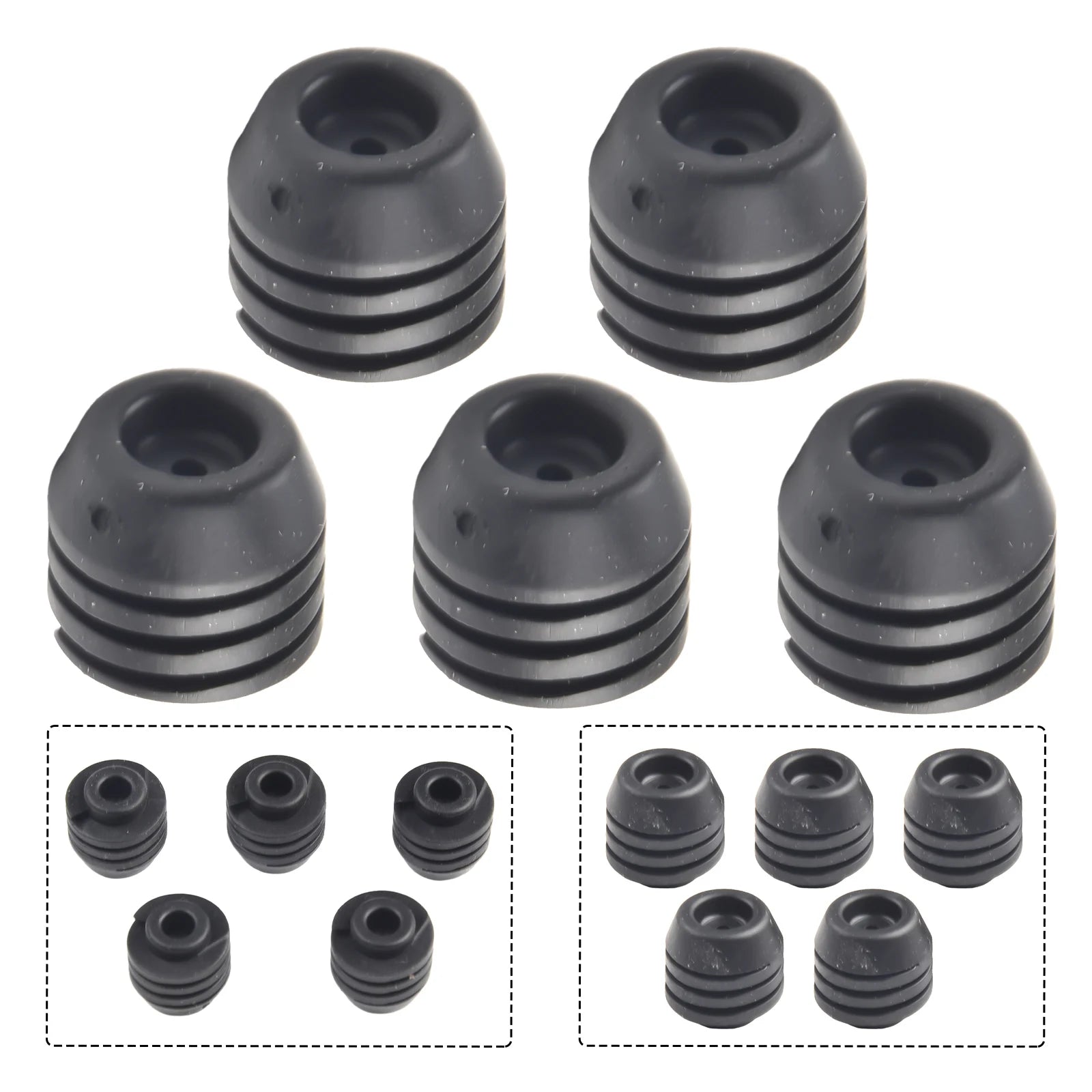 5Pcs Car Door Damper Rubber Buffer Plug For Honda Hood Rubber Buffer Cushion Car Interior Accessories
