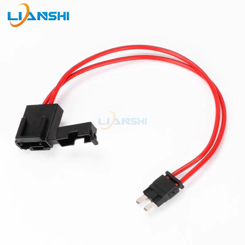 Dual-wire power supply, car ACC power supply extension cord, fuse box, mini small and medium sizes, 15A free