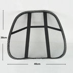 Car Seat Office Chair Massage Back Lumbar Support Mesh Ventilate Cushion Pad Black Mesh Back Lumbar Cushion for Car Driver Amagi