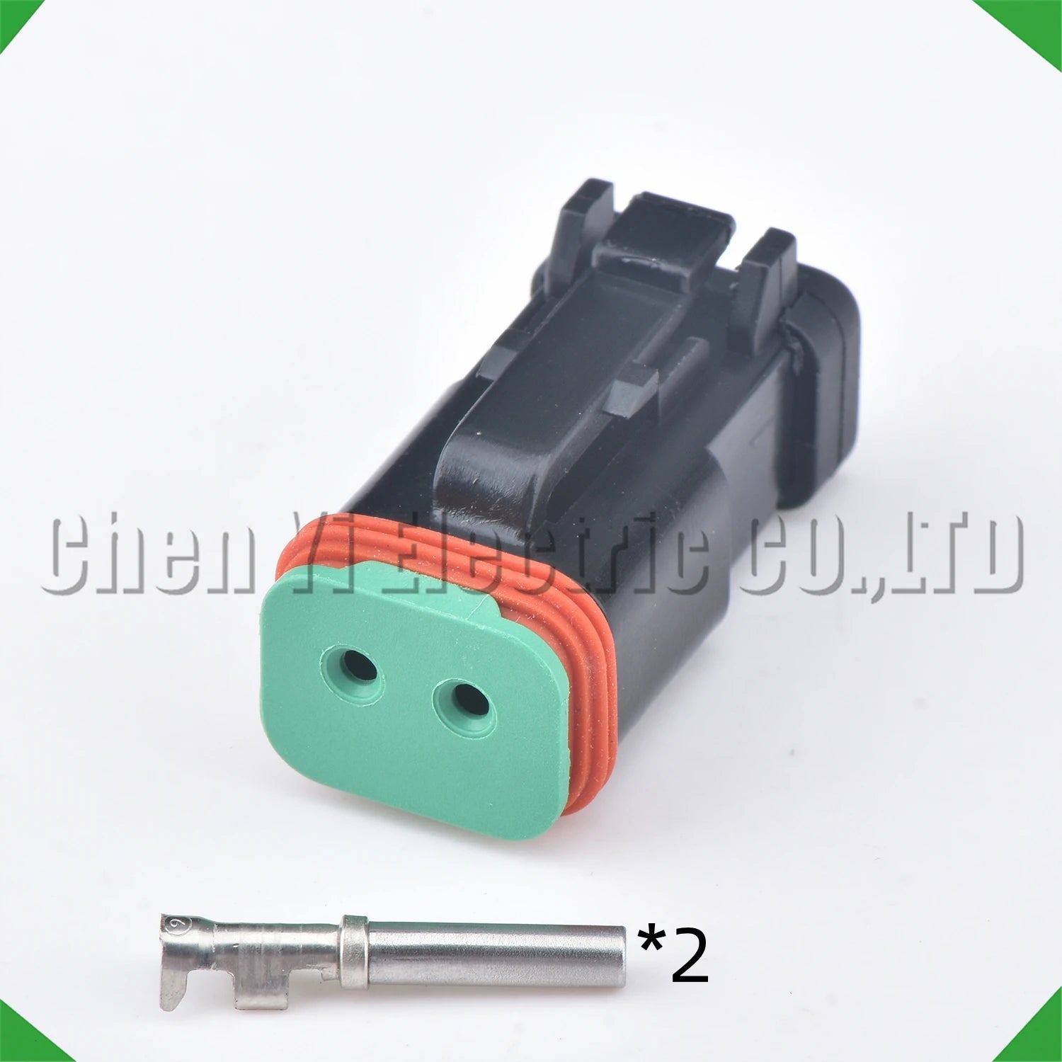 2-Pin Wire Harness Harness Waterproof Connector excavator headlight headlight