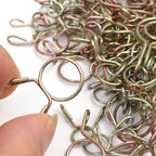 20/10Pcs Spring Hoop Hose Clamp Zinc Plated Pipe Clip Fuel Tube Water Pipe Air Tubing Fixed Clip Assortment Kit Home Hardware