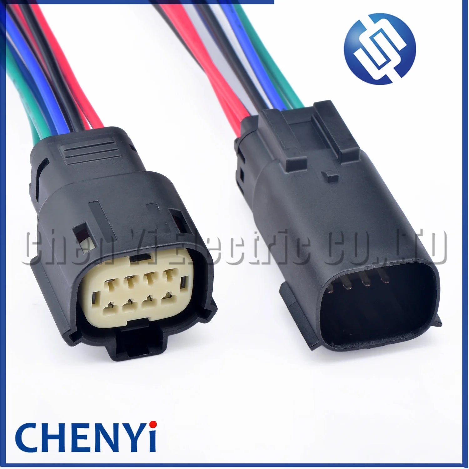 8 Pin 33472-0801 Auto Electrical Headlight Light Socket Car Engine Cable Plug For Ford BUICK Chevrolet With wiring harness
