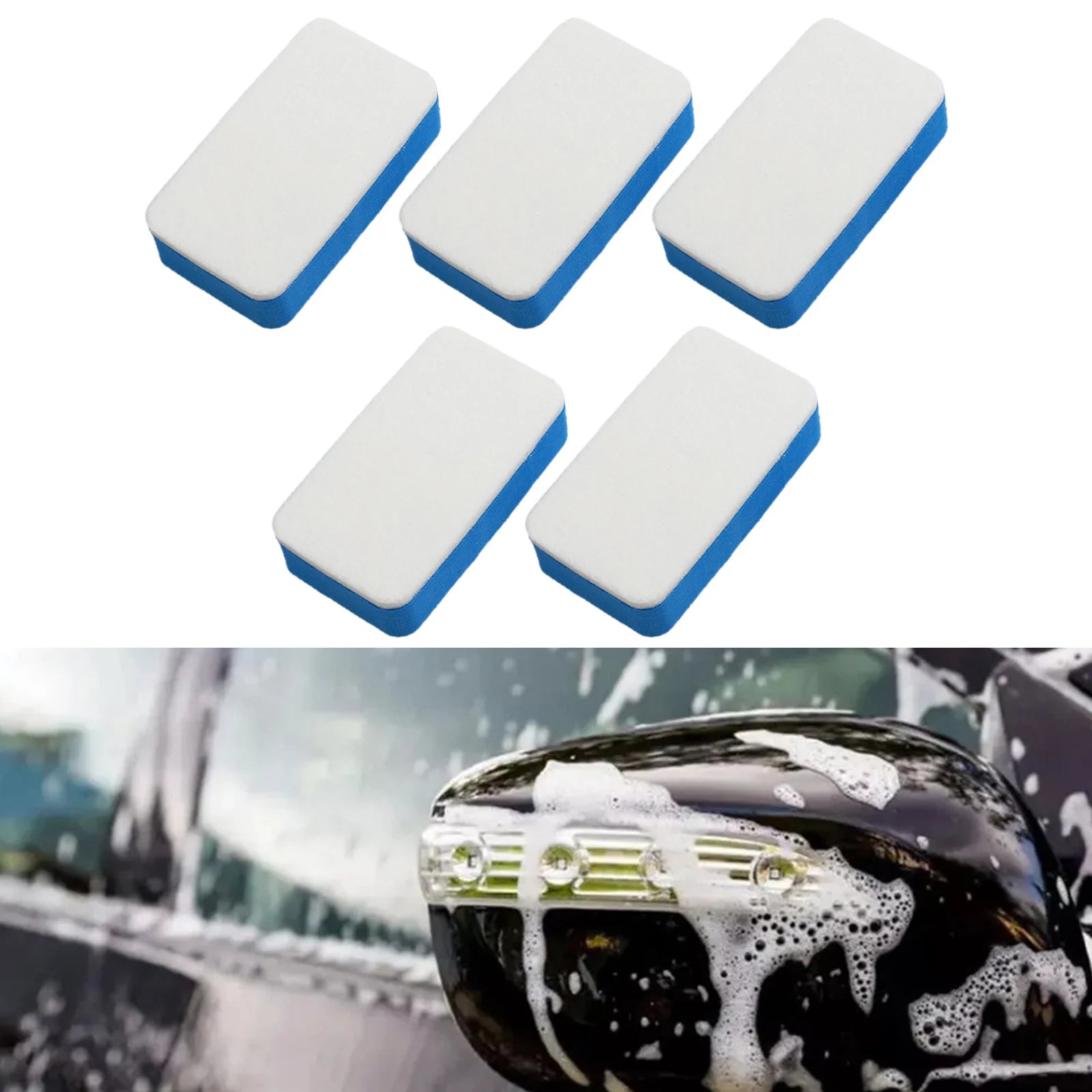 Car Glass Oil Film  Cleaning Sponge  Wiper Windshield  Wool Felt Polishing Felt Brush Dusty  Removal  Tools Accessories