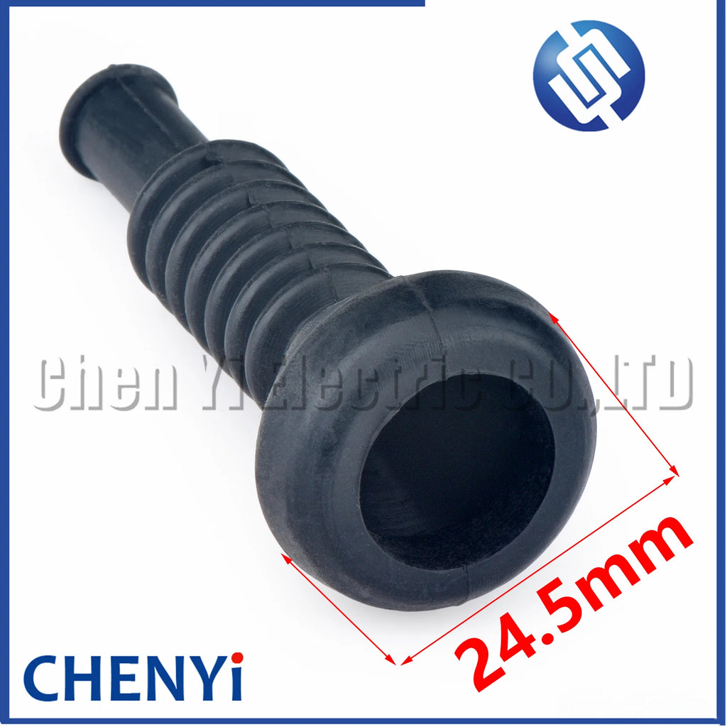 5 Pcs 2 3 4 5 6 7 8 Pins Waterproof Automotive Wire Connector Cover Rubber dustproof silicone sleeve For Connector plug Socket