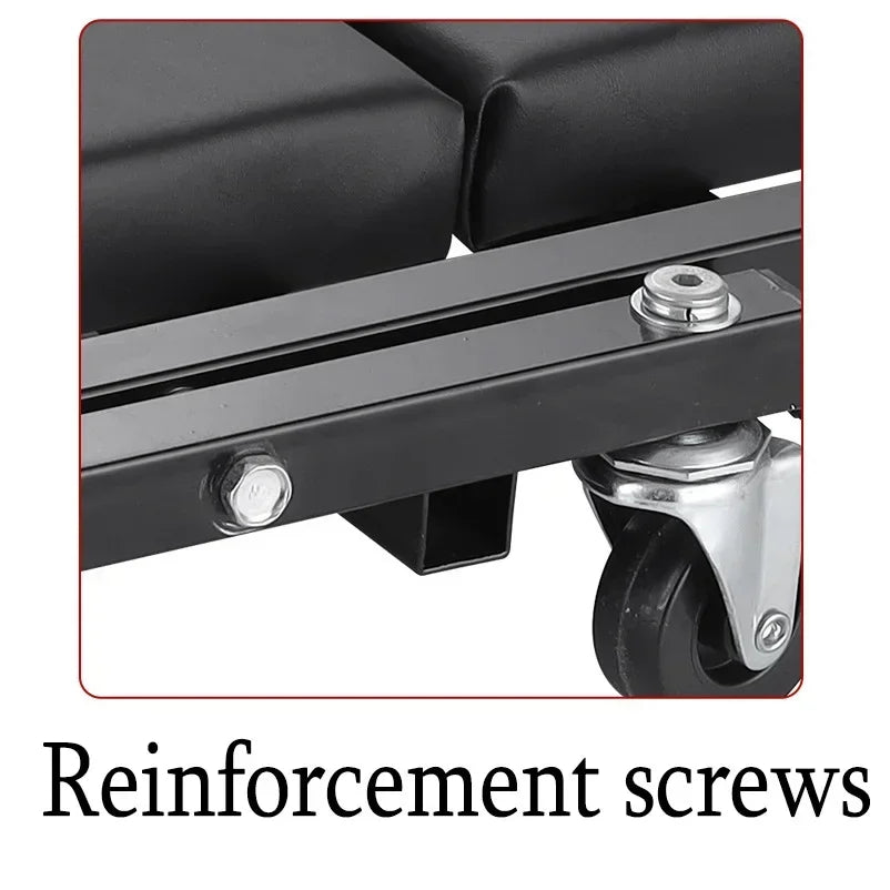 Foldable car repair lying board 40 inches Workshop Bench Wheels Roller Creeper Seat Roller Seat Amagi