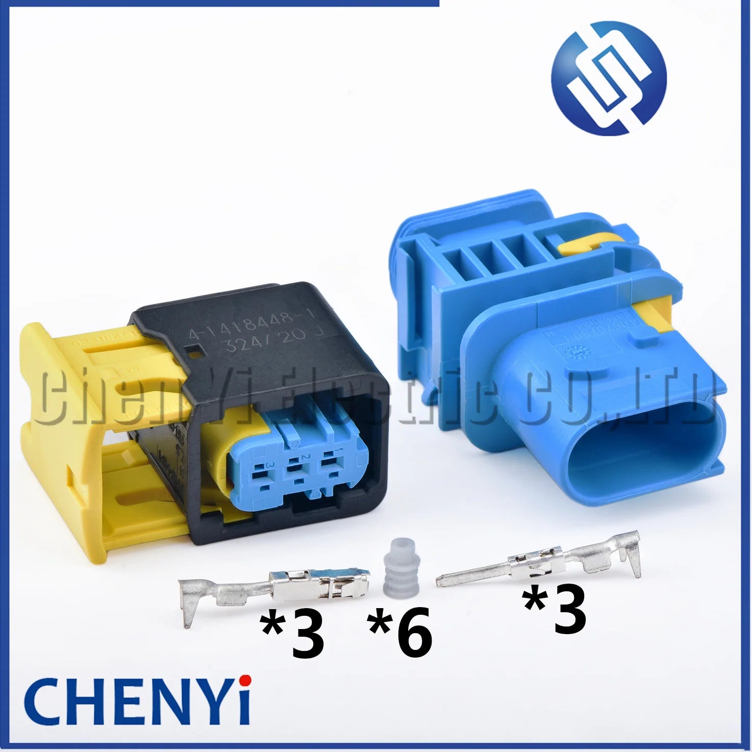 3 Pin Auto Waterproof Connector Urea Pump Motor Plug New Energy Wiring Harness Socket 1418448-1 4-1418448-1 4-1670730-1