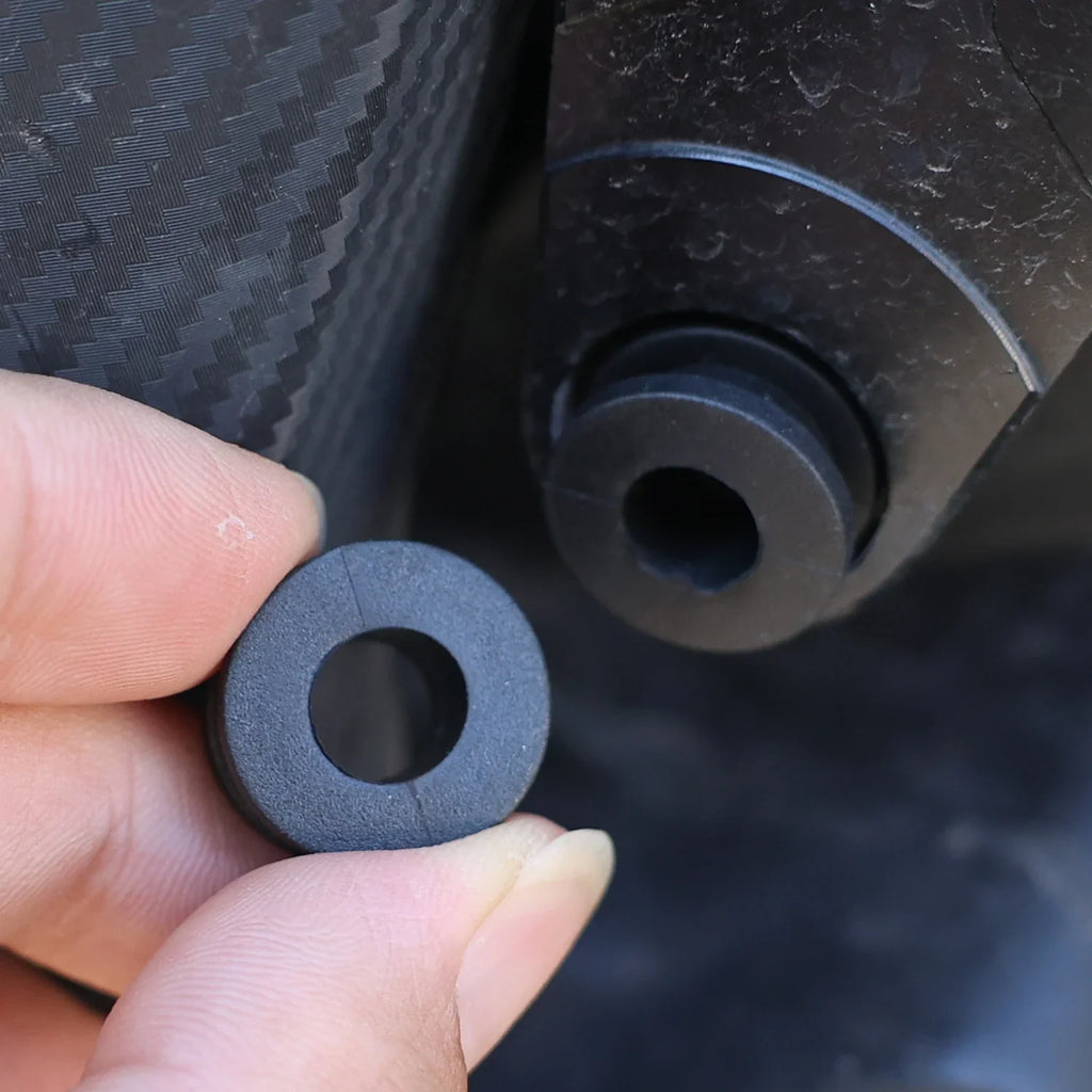 Rubber Motorcycle Cushion Washer Gasket Replacement Part Fairing Side Cover Bushing O Ring Anti Vibration Mount Black Pads