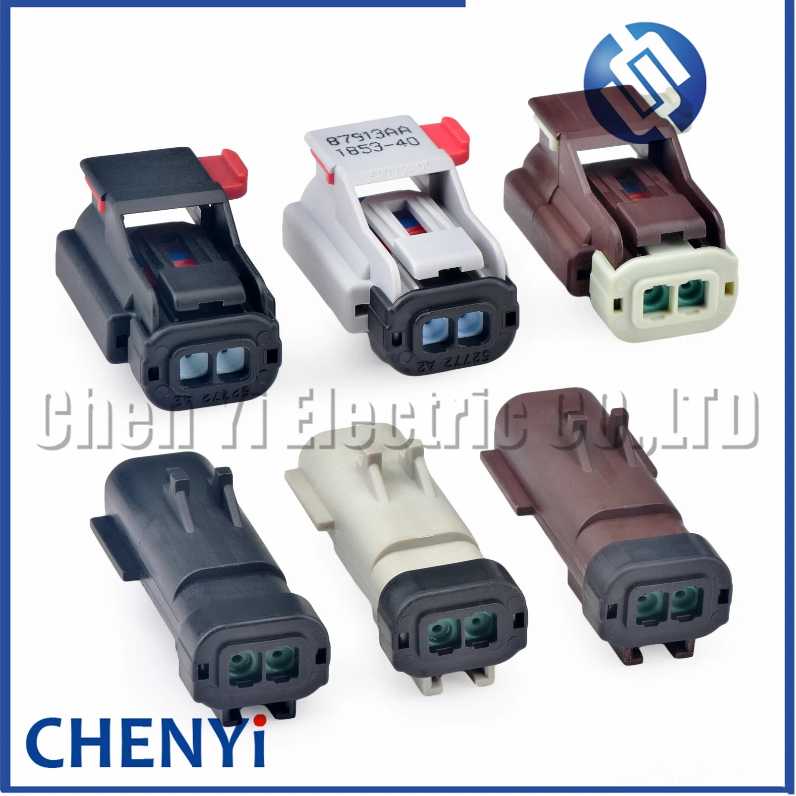 2 Pin automotive waterproof connector Air solenoid valve plug 54200207 54200261 54200206 For Cummins Jeep Lincoln Chrysler