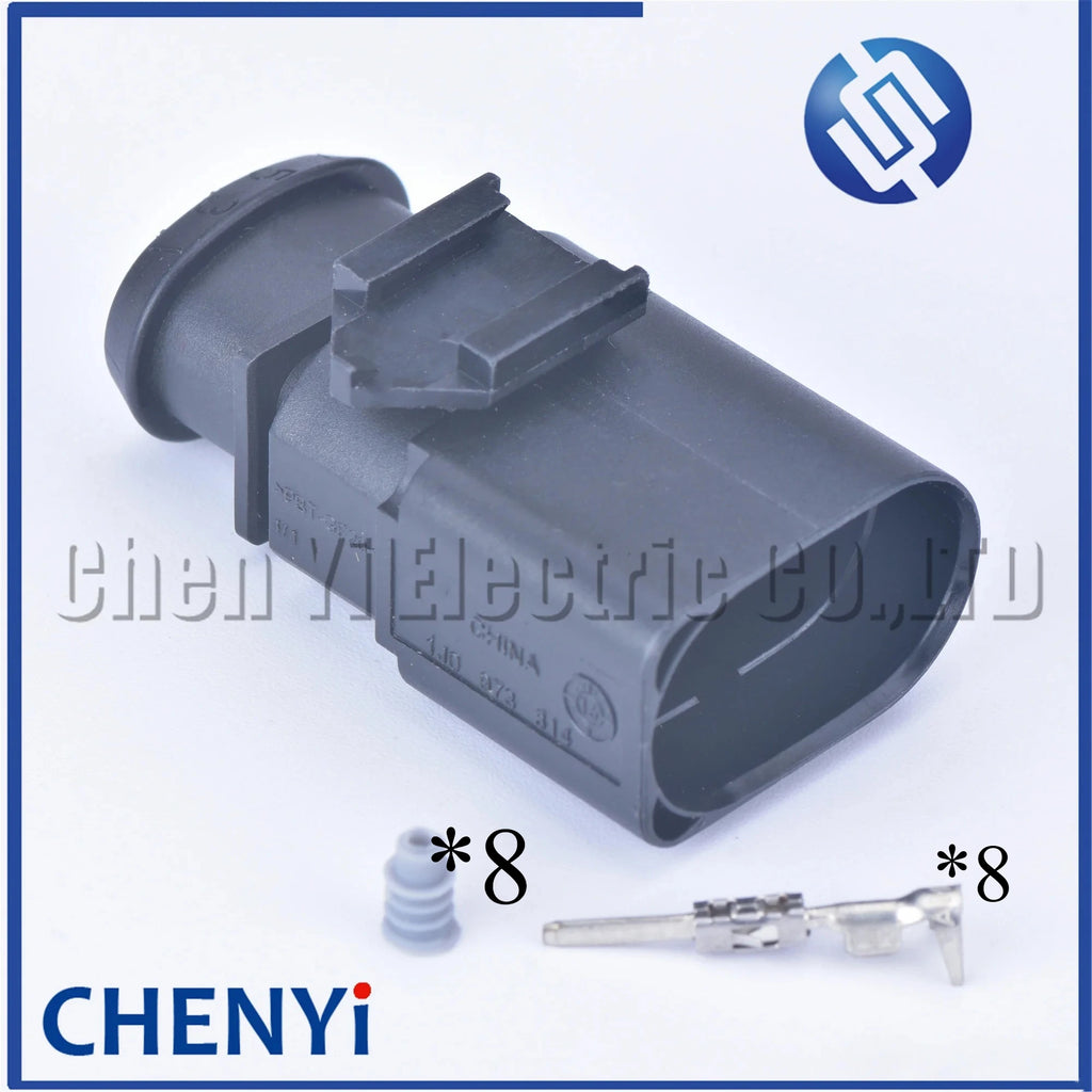 8 Pin 1.5mm  Auto Waterproof Connector Car Radar Gearbox Wiring Harness Socket 1J0973714 1J0973814 1J0 973 714 1J0 973 814