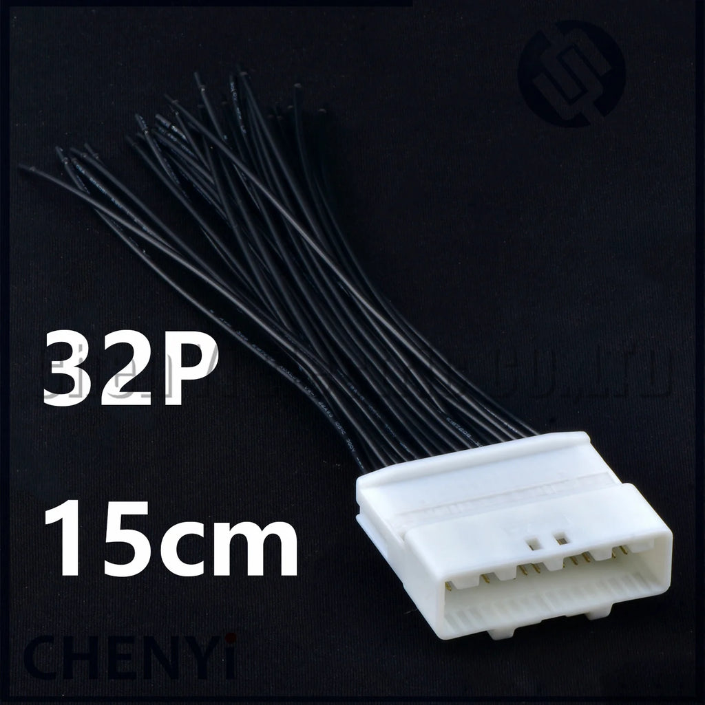 32 Pin Auto multimedia navigation screen CD host Wire harness Plug Connector 1318747-1 1473799-1 1612268-1 For Toyota Nissan