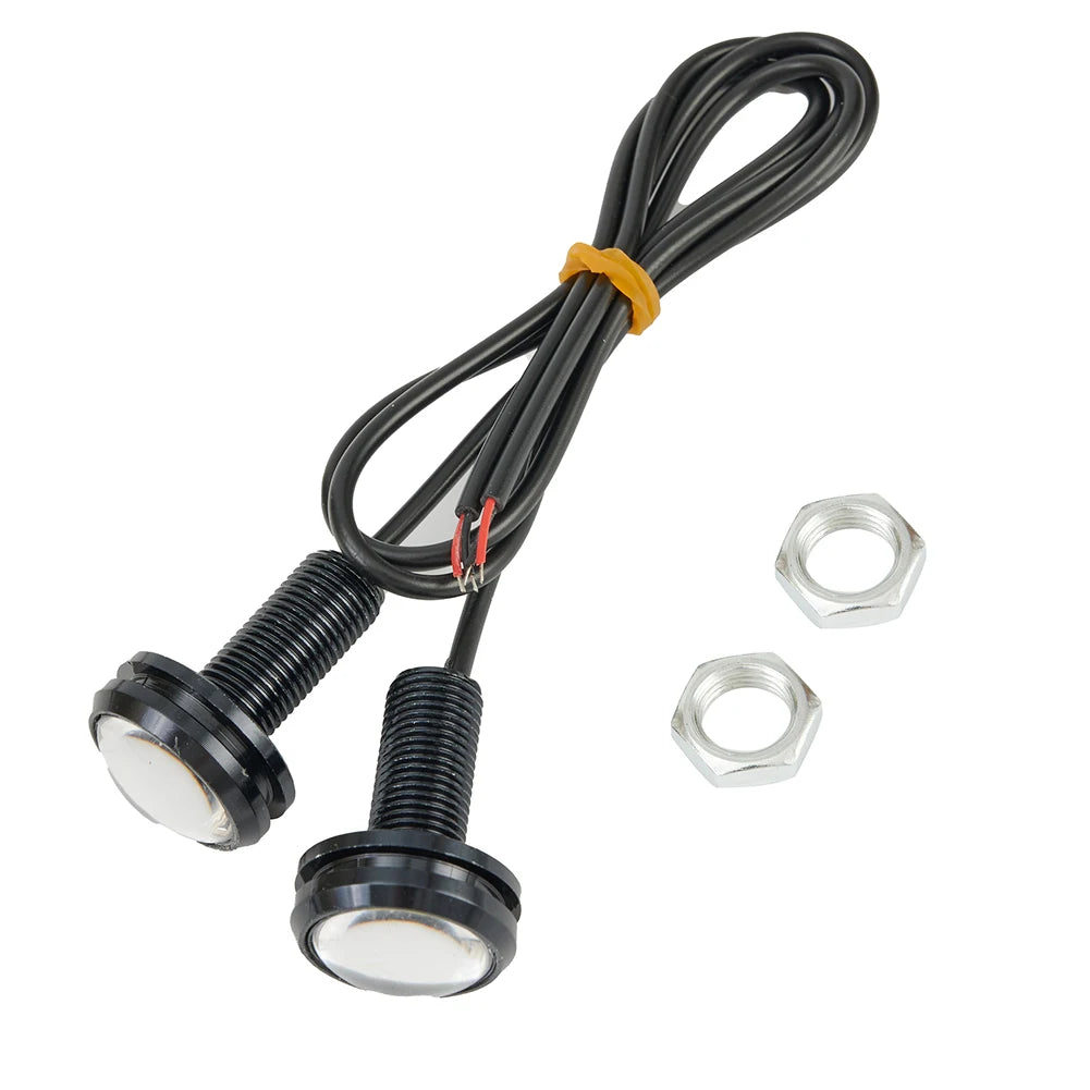 4Pcs LED Car Auto DRL Daytime Running Lights 12V 15W  White Backup Lamp Automobiles Reversing Parking Signal Lamp