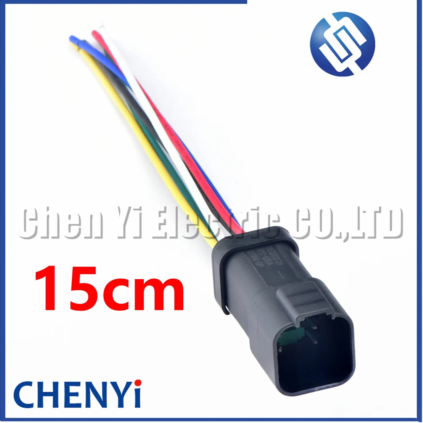 6 Pin Black DT series Connector Waterproof Plug Socket DT06-6S DT04-6P DT06-6S-E005 DT04-6P-E005 For Engineering Vehicle Deutsch