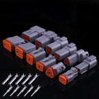 5/20/100 Sets Deutsch DT Connector With 15cm Wire Harness Waterproof Electrical Car Socket Plug DT06-2S DT04-2P 2/3/4/6/8/12P