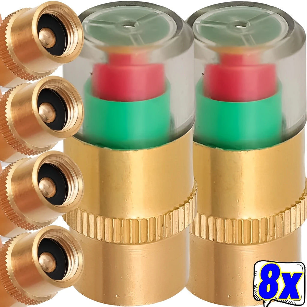 Car Tire Pressure Monitor Valve Stem Caps Sensor Indicator Eye Alert Copper Core Air Detection for Auto Motorcycle Safety Kit