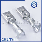10 Pcs 6.3mm Composite Brass tin plating Wiring Terminal DJ6223-6.3C female Pin for Connector Plug Socket Fuse Box Wire Harness