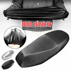 Motorcycle Seat Cover Elastic PU Leather Scooter Waterproof Dust Protector Sun Cover Universal Motorcycle Seat Protector Amagi