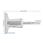 1pc Car Tire Tread  Depthometer Measuring Ruler Ruler Tread Depth Inspection Vernier Caliper Tool Depth Indicator Gauge Gage