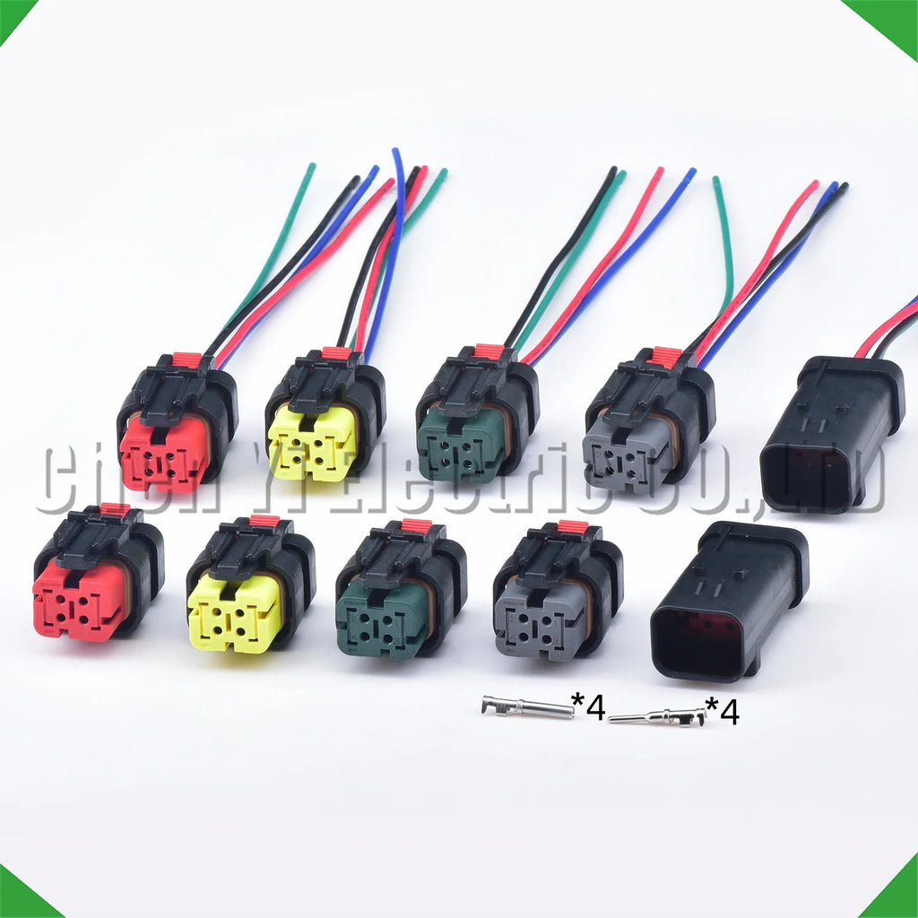 4-pin connector waterproof connector pressure temperature sensor pigtail carter sensor