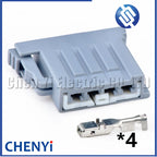 4 Pin 2.8mm Series Grey Automotive connector Automobile Electric Cable Unsealed Socket Wire harness plug 7283-2105-40 7283210540