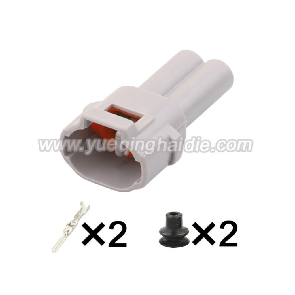2PIN Connector Waterproof 2mm Male Female Automotive Wiring Harness For Honda Yamaha 6187-2171 6180-2181
