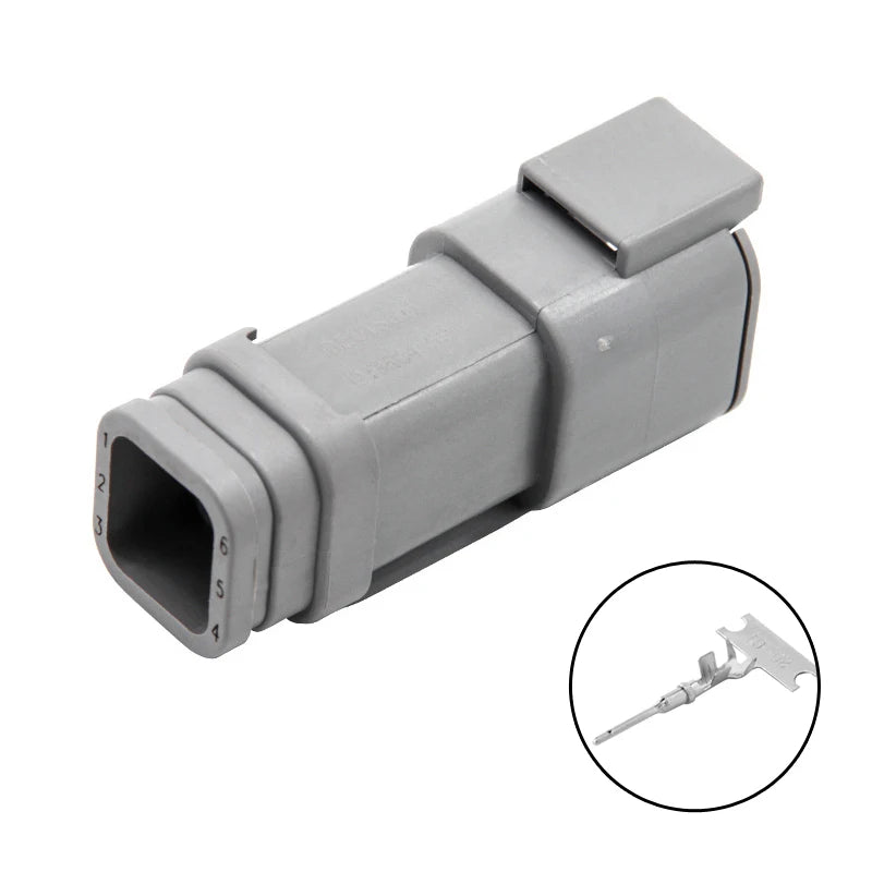 Automotive connector DTM06-2S-E007 waterproof connector DTM04-12PA-E007 male Female high cover plug DTM06-6S-E007