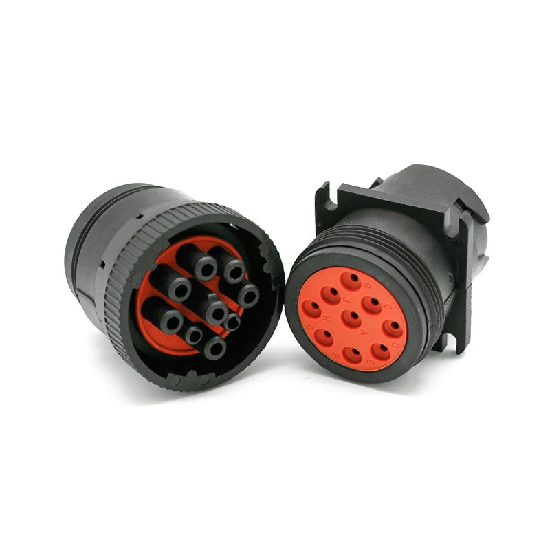 HD16-9-1939S automotive 9-pin connector male and female waterproof connector HD10-9-1939P