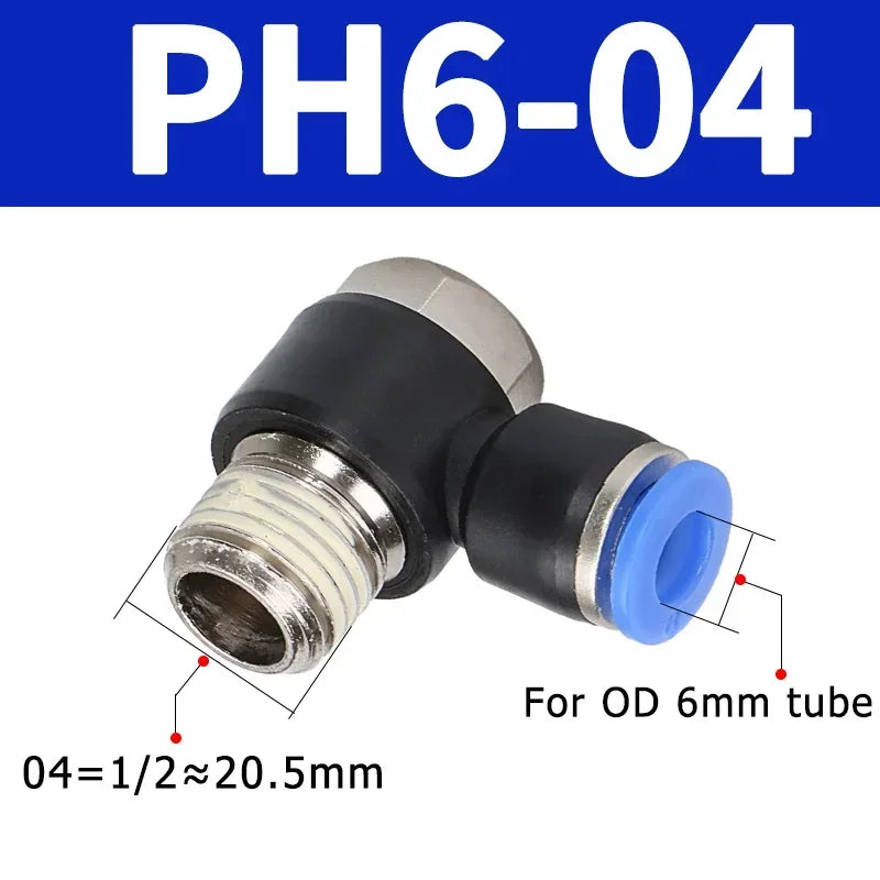 10/50/200PCS Pneumatic Straight Connector BSPT Thread, External Hex Air Hose Fitting 1/8 1/4 3/8 1/2 Inch for Air Compressor