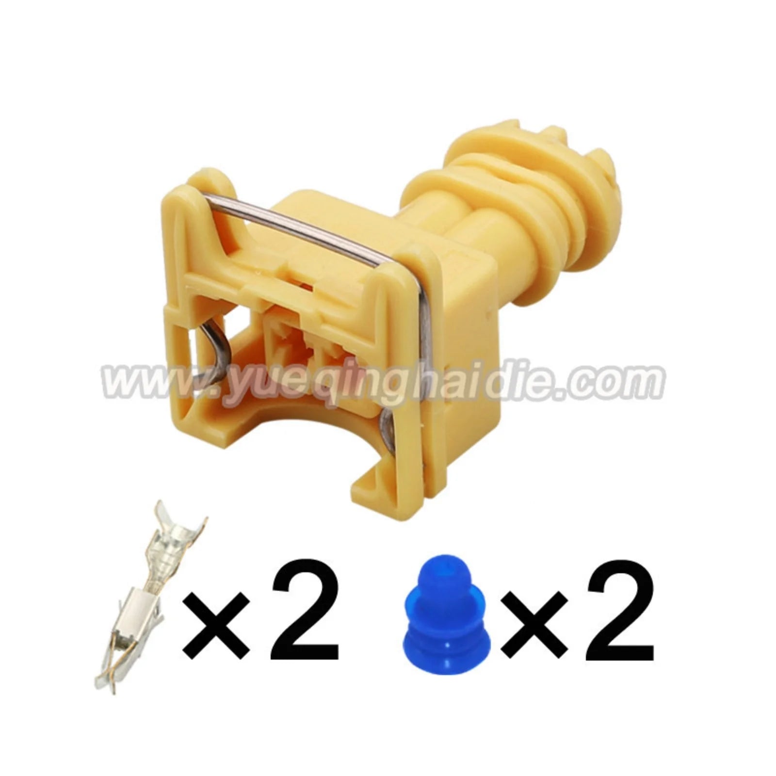 2-PIN Connector Waterproof 3.5mm Male Female Connectors Cable Plug Wiring Harness For Car 1-144545-0 282189-1