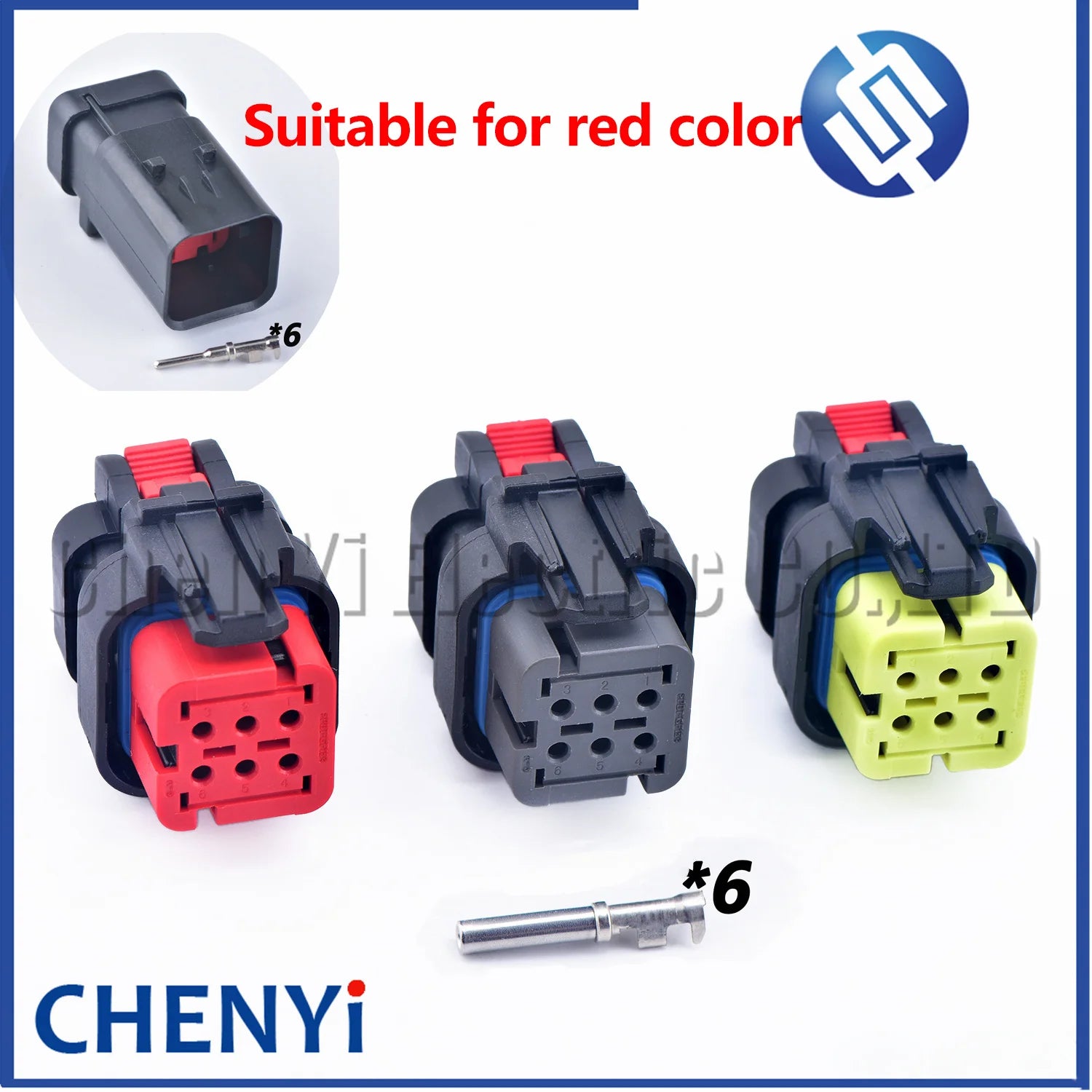6 Pin Excavator Camshaft sensor plug Oil pressure atmospheric pressure sensor connector 776433-3 776433-2 776433-1 For Carter