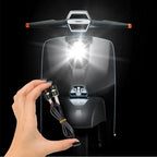Mini Turn Signal Eagle Eye Shape Tail Rear Light Brake Fog Lamp Bulb Motorcycle Signal Lamp LED License Plate Light Accessories