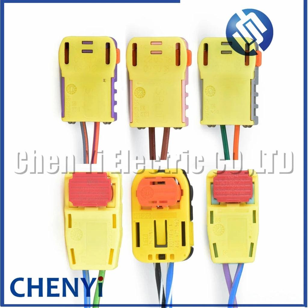 2 Pin Automotive connector Sensor Wire harness Plug 1-1563974-1 with 12-20cm wires