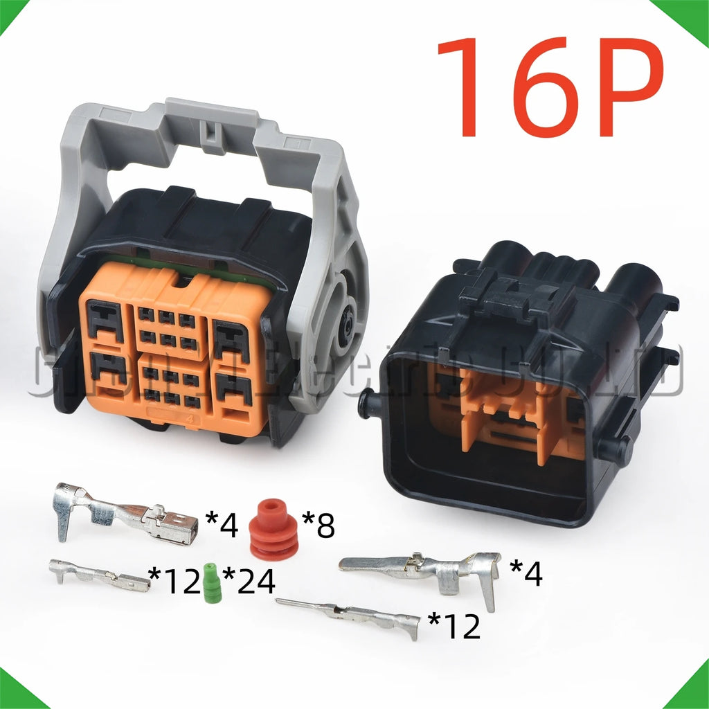 16 pin automotive connectors engine headlights wire harness plug hp511-16020 hp515-1602...