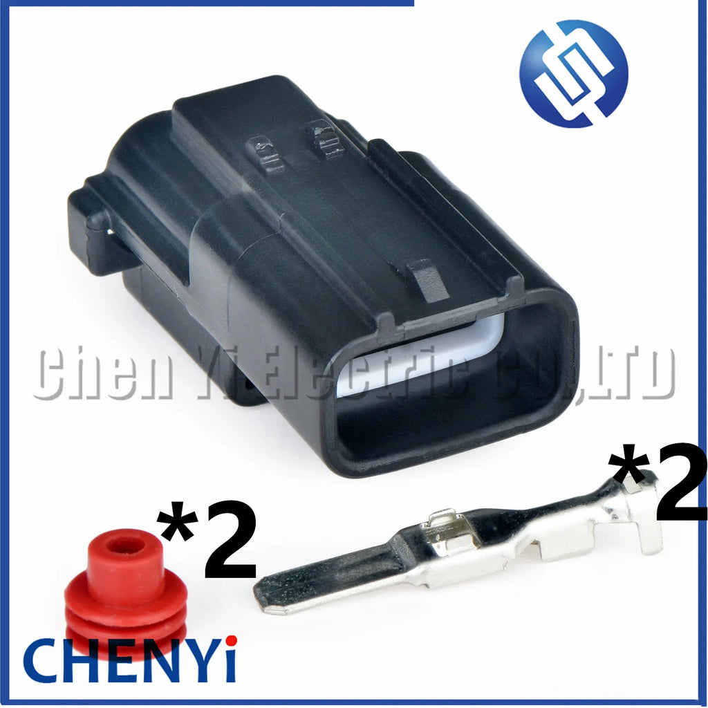 2 Pin Auto waterproof connector water tank radiator fan electronic fan harness plug 7287-0179-30 7286-0179-30