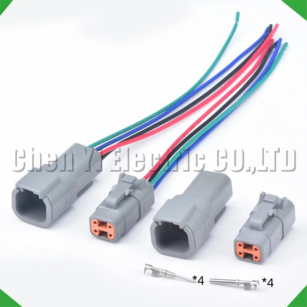 4-pin wire harness harness female automotive waterproof connector sealed harness wires
