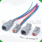 4-pin wire harness harness female automotive waterproof connector sealed harness wires