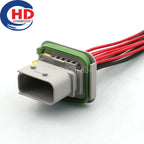 12 PIN 2-1564520-1 2-1703639-1 Waterproof 1.5mm Series Male Female Connectors Motorcycle Electrical Harnesses Wiring Harness