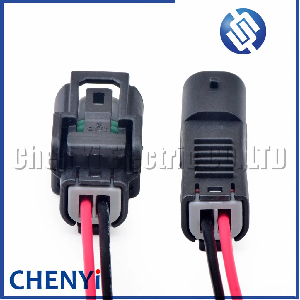 2 pin male or female Auto Fuel Injector Electronic Waterproof Connector Wire harness plug CB400 6189-6904 For Honda