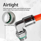 10/50/200PCS PL-G 304 Stainless Steel Trachea Quick Coupling Joint 1/8" 1/4" 3/8" 1/2" External G Thread Elbow Pneumatic Fitting