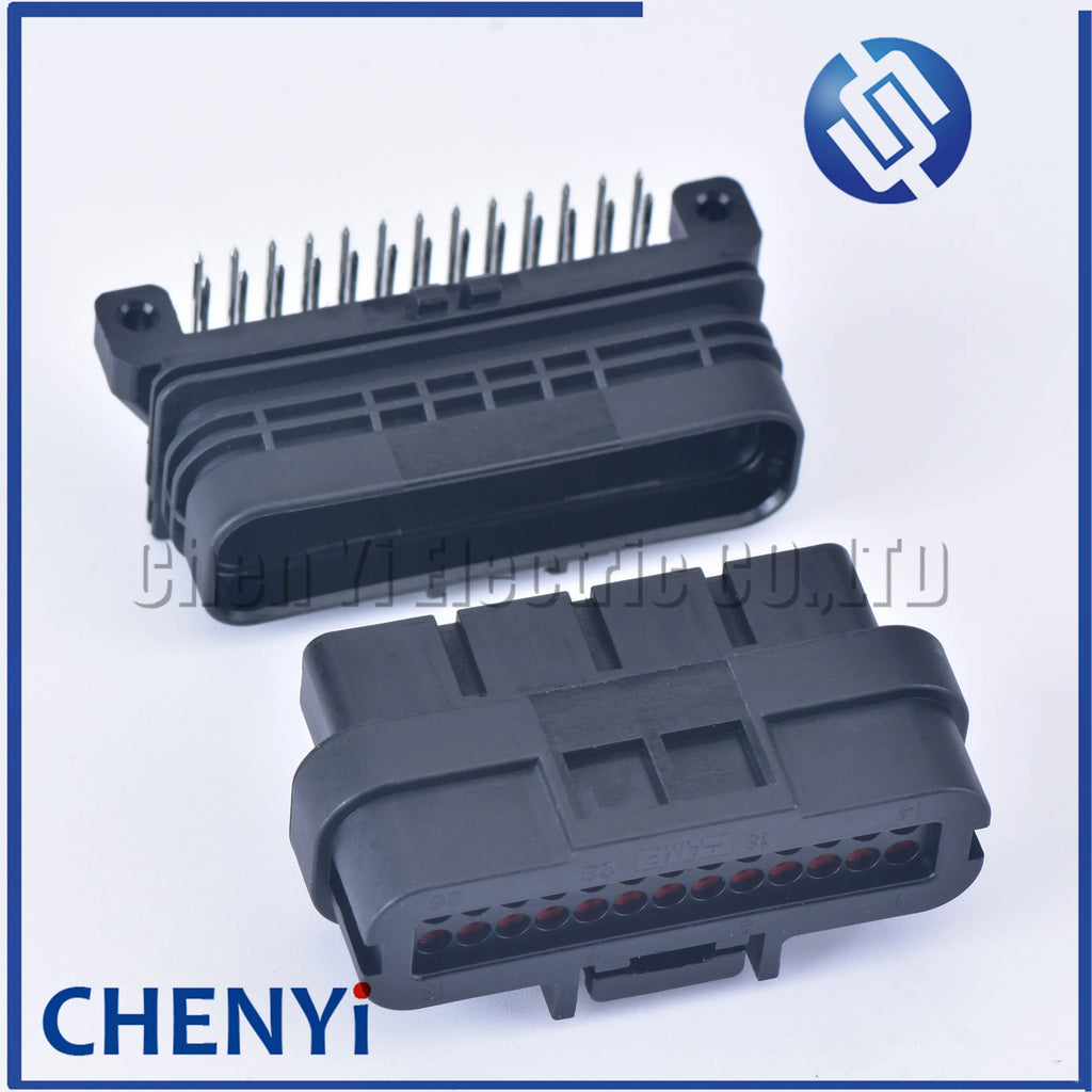 26 Pin 1.0mm two row SUPER SEAL sealed female male pin PCB connector computer ECU auto plug 6473711-1 1473712-1