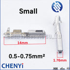 Auto Electrical Wire Loose Pin Brass Crimp Car Terminal For Ecu Connector EDC17 284743-1 284742-1 5-968221-1 5-1241608-1