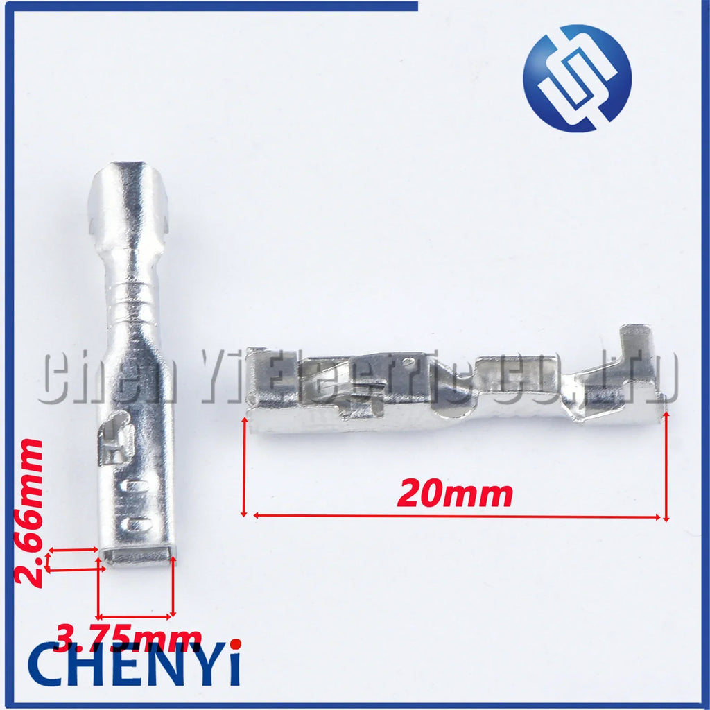 50 Pcs 2.8 mm series Automotive Cable Connector Metal Pins Splice Wire Crimp Terminals 15304719 15304720 LS2E40 73W GT280