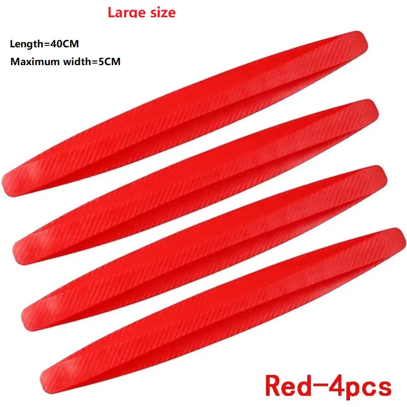 6/4Pcs Anti-collision Car Bumper Protector Large/Small size Strip Guard Corner Protection Strips Scratch Crash Blade Auto Tools