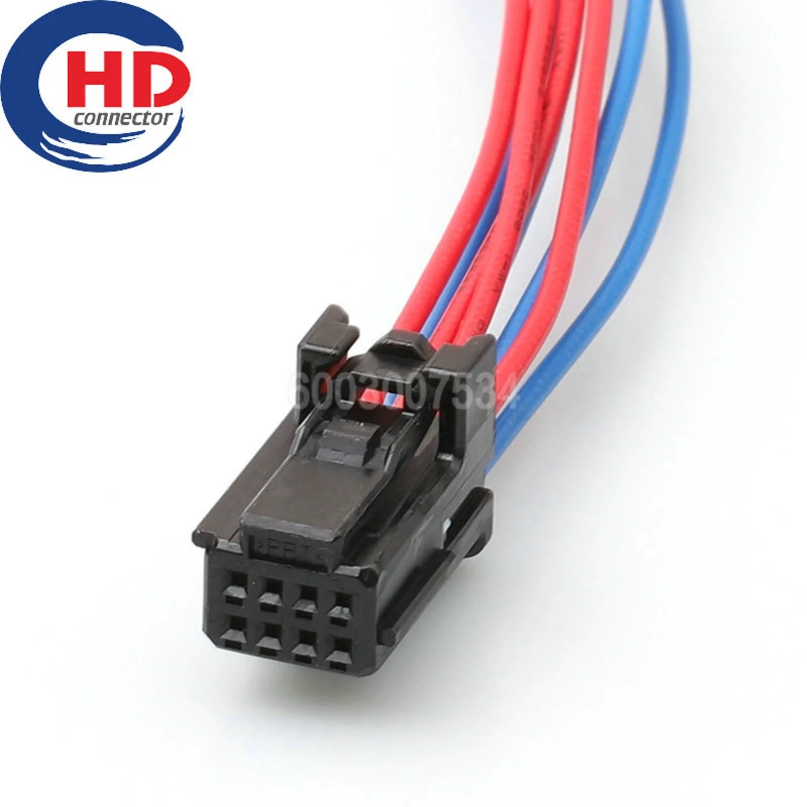 8 Pin Connector Unsealed 0.7mm Series Female Connector Cable Plug Motorcycle Electrical Harnesses Wiring Harness 1379659-1