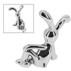 Cartoon Animal Rabbit Car Interior Center Console Decoration Personality Dining Table Desk Creative Props Accessories
