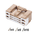 Suitable for Kia, Hyundai and BYD car door A-pillar and B-pillar wiring harness connector plugs 6098-7907/3098-7912