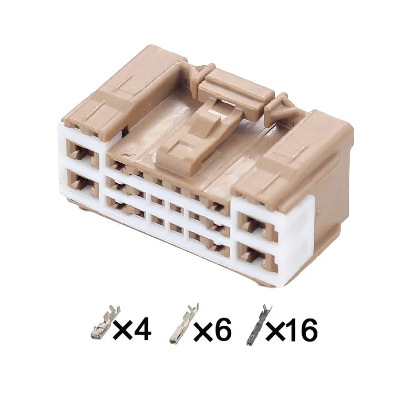 Suitable for Kia, Hyundai and BYD car door A-pillar and B-pillar wiring harness connector plugs 6098-7907/3098-7912