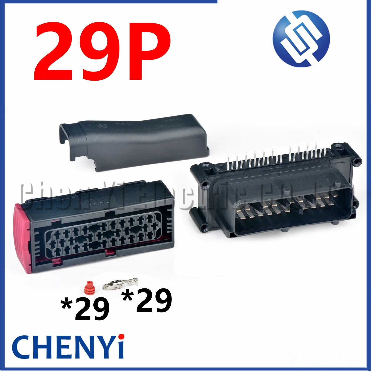 29 Pin Automobile waterproof connector wire harness plug 1-962641-2 1-962640-2 1-1962 641-2 1-962 640-2
