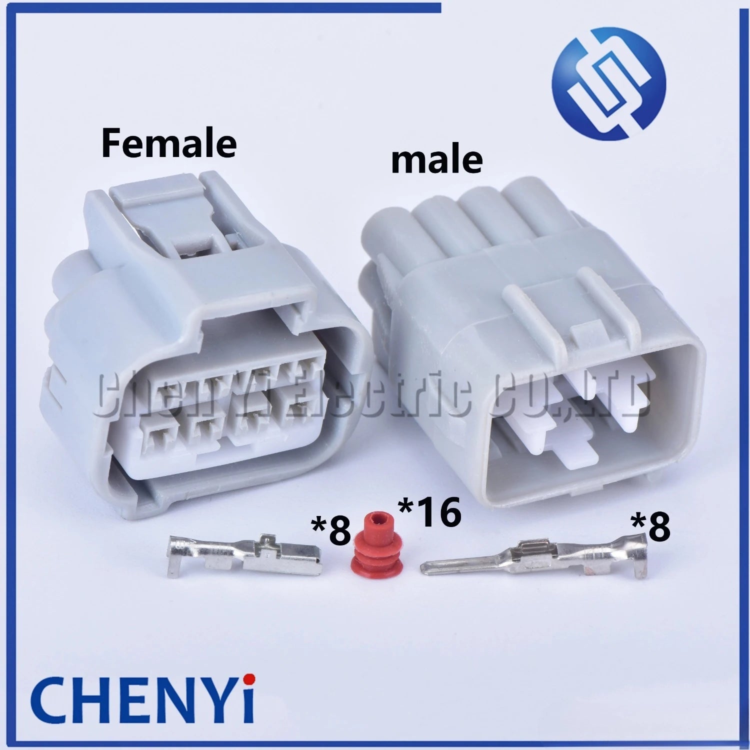 8 Pin Automotive waterproof connector headlight harness assembly plug Socket 90980-10897 90980-10896 7283-1289-40 For Toyota