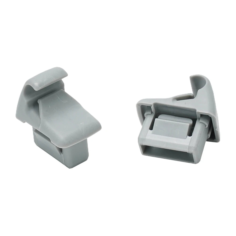2Pcs Sun Visor Holder Clip Grey MR654343 For Mitsubishi Lancer Outlander Sport ASX Car Gray Sun Plate Clamp Holder Hook