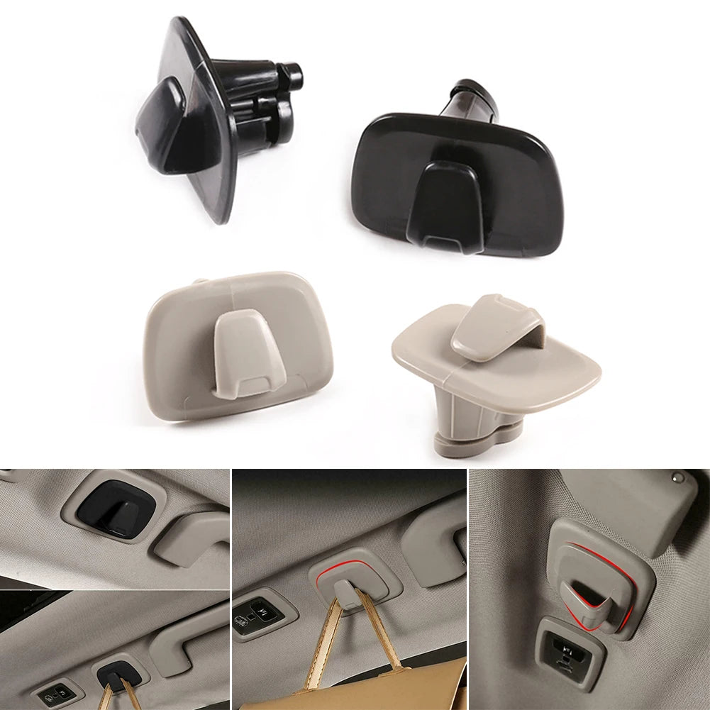 2Pcs Car Hanger Hooks Rear Row For Volvo 2018-2020 Model XC40 XC60 XC90 2016-2020 Car Interior Hanger Hook Clip Bracket